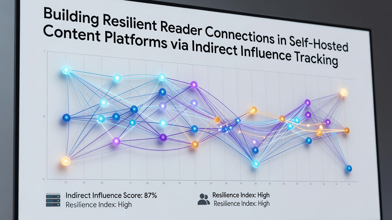Building Resilient Reader Connections in Self-Hosted Content Platforms via Indirect Influence Tracking
