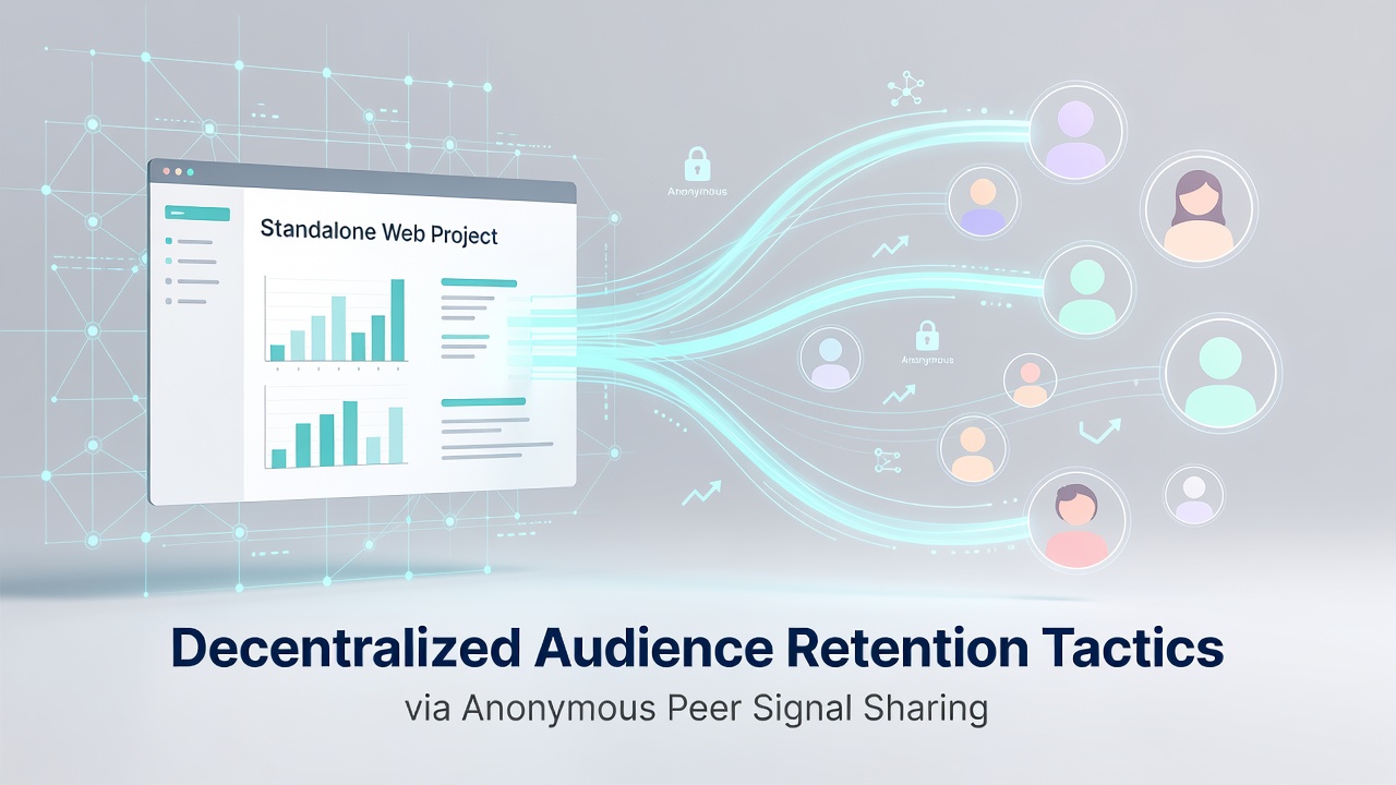 Exploring Decentralized Audience Retention Tactics Through Anonymous Peer Signal Sharing in Standalone Web Projects